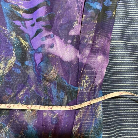 Jump Apparel Dress Womens 3/4 Strapless Purple Gown Prom Formal Beaded Y2K - Picture 10 of 11